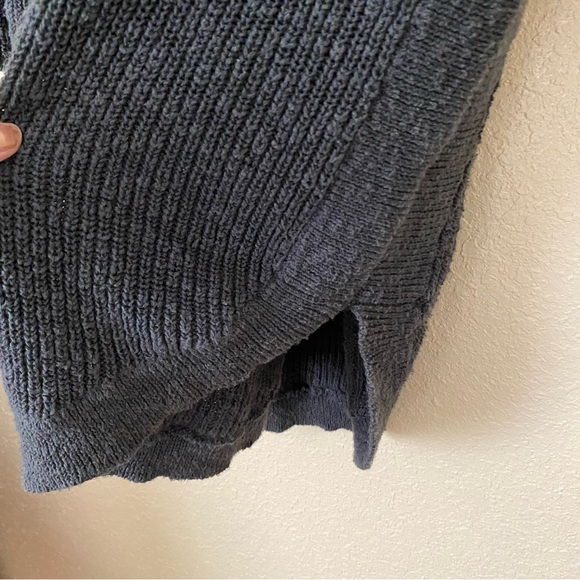 Express Knitted Zipper Neck Tunic Sweater - Picture 3 of 5